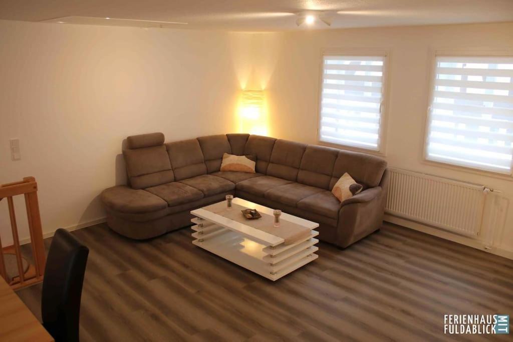 רוטנבורג אן דר פולדה Ferienhaus Fuldablick מראה חיצוני תמונה