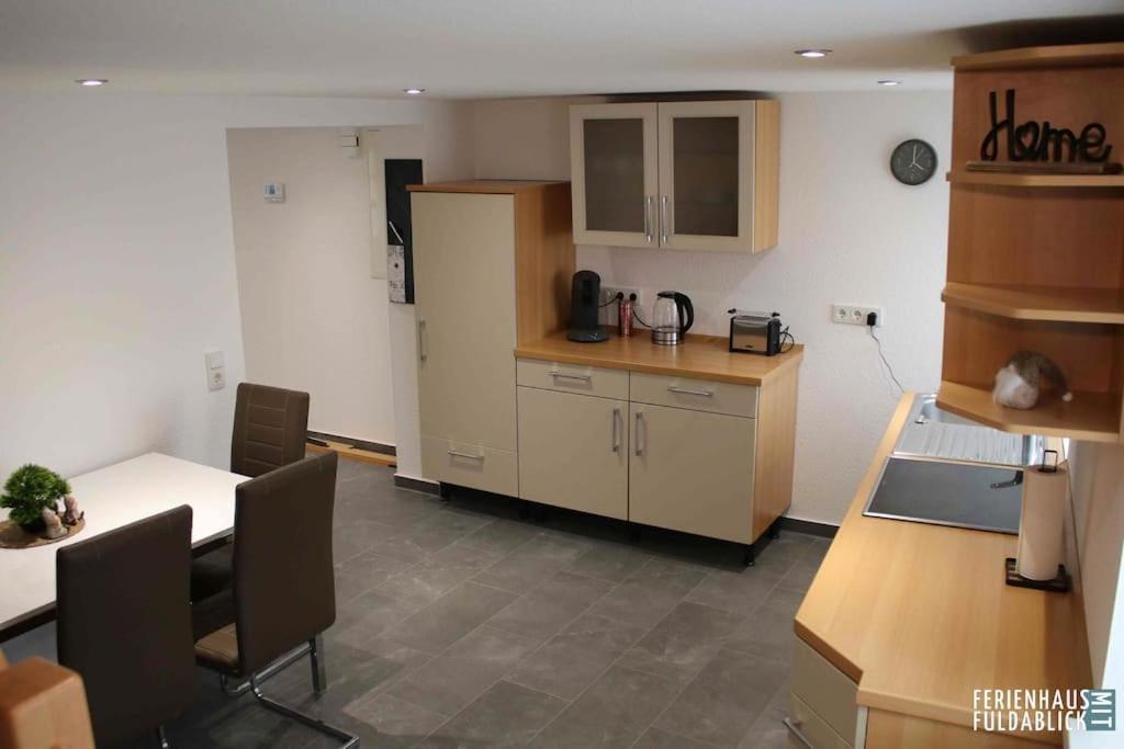 רוטנבורג אן דר פולדה Ferienhaus Fuldablick מראה חיצוני תמונה