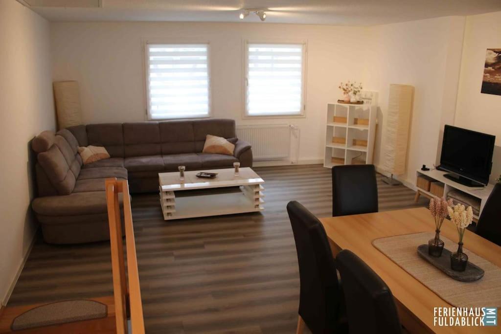 רוטנבורג אן דר פולדה Ferienhaus Fuldablick מראה חיצוני תמונה