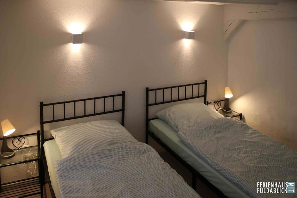 רוטנבורג אן דר פולדה Ferienhaus Fuldablick מראה חיצוני תמונה