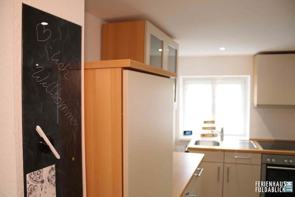 רוטנבורג אן דר פולדה Ferienhaus Fuldablick מראה חיצוני תמונה
